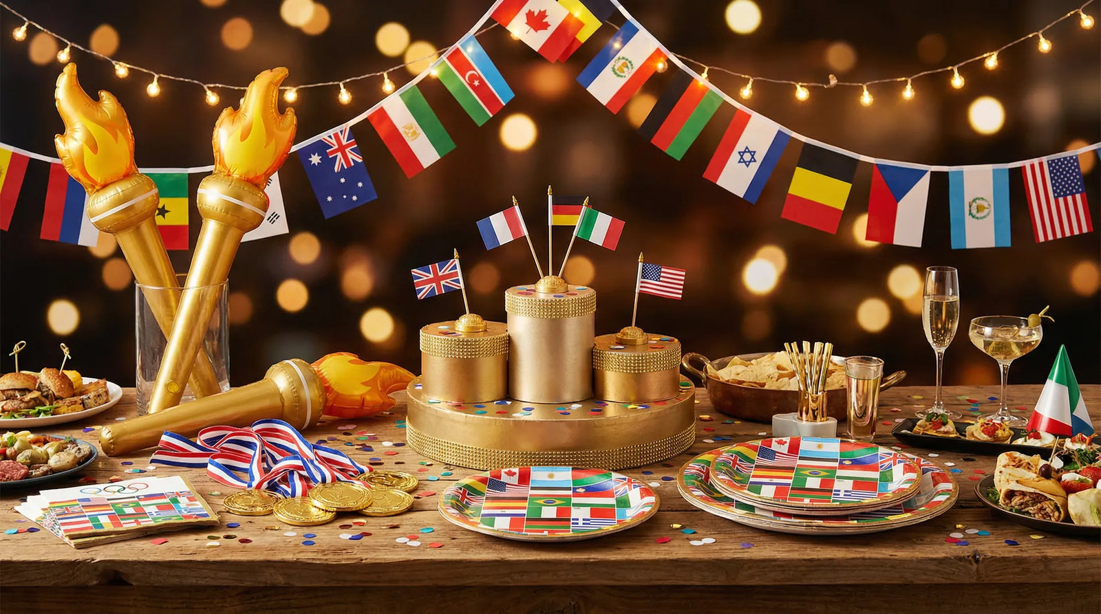 Party Supplies for Olympic themed parties and events