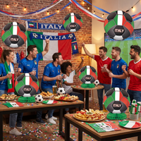 Italy Soccer Cutout - Printed 2 Sides - 10 Inch Decor