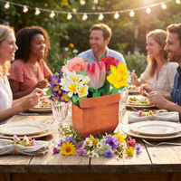 3-D Cheery Bouquet Party Centerpiece