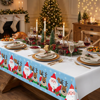 Paper Tablecover - Christmas Cheer Party Decoration from Party Decorations