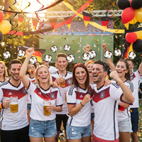 Germany Soccer Boppers Headband - Sports Fan Accessory