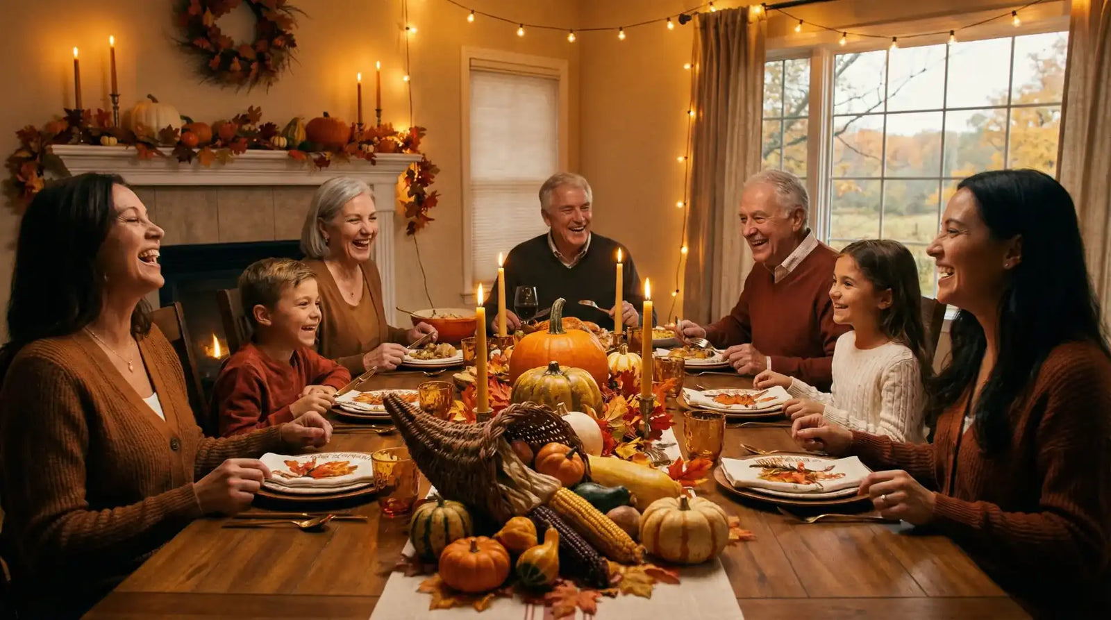 Decorations for a Thanksgiving Party