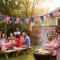 84 Inch Patriotic Pennant Banner (12 per Case)