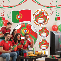 Portugal Soccer Peel 'N Place Decals (6/sheet)