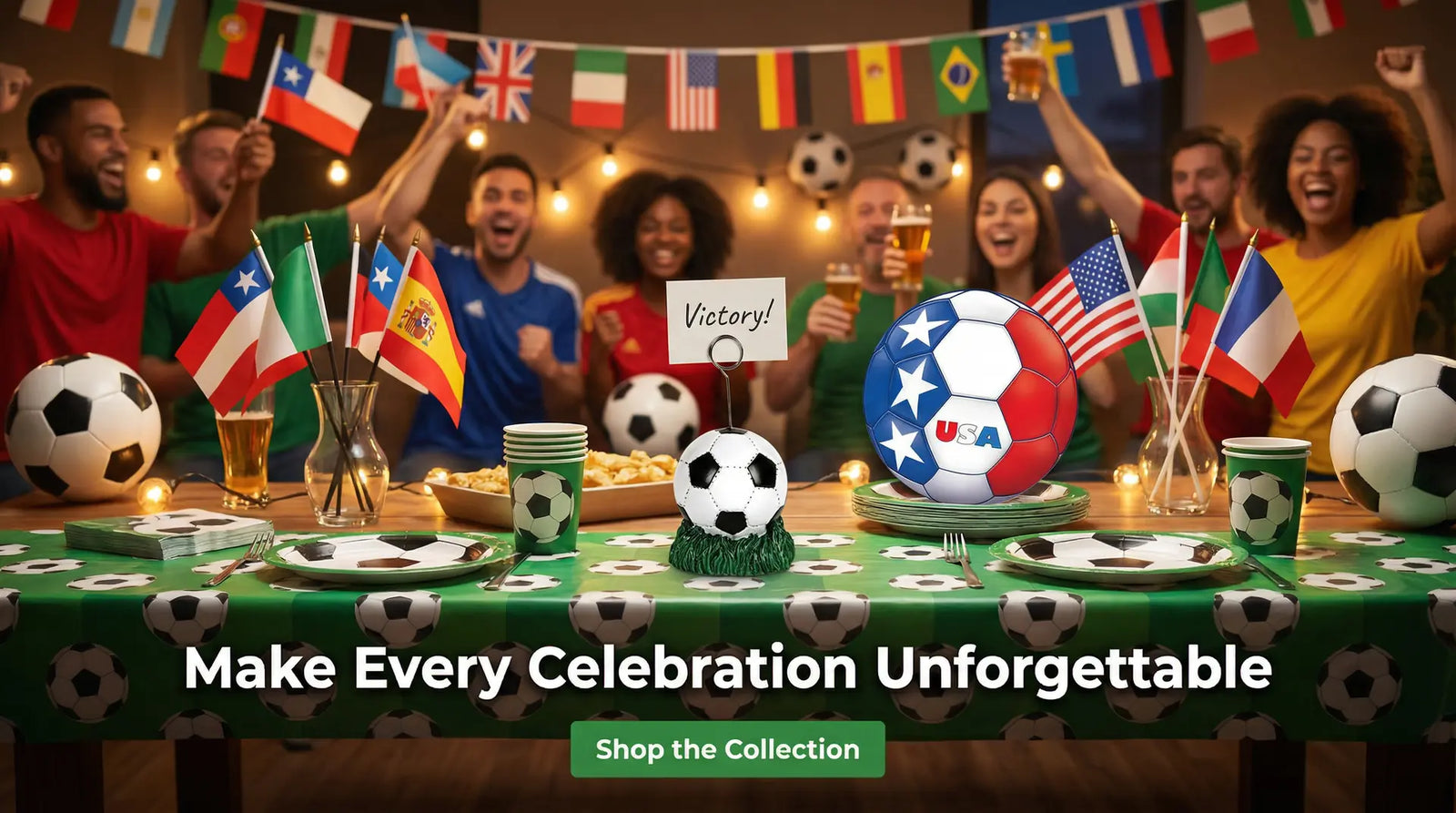 Shop for World Cup and Soccer Party Decorations