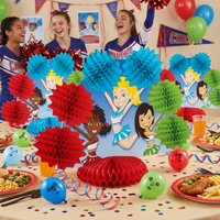 Cheerleading Party 2-Sided Pop-Over Centerpiece