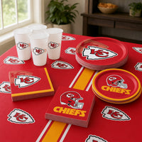 192/Case Bulk Kansas City Chiefs Beverage Napkins