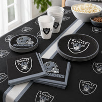 96/Case Bulk Las Vegas Raiders Dinner Plates