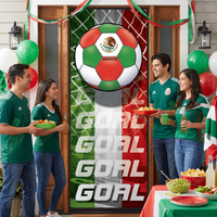 Mexico All-Weather Door Cover - 6ft Soccer Decoration