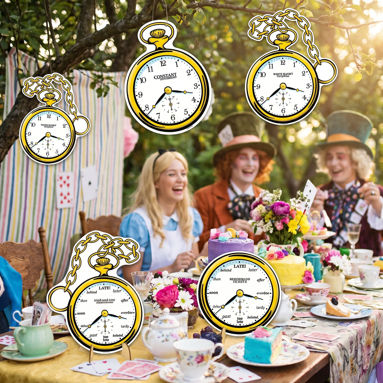 Clock Party Cutouts