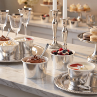 Silver Foil Paper Treat Cups (96 per Case)