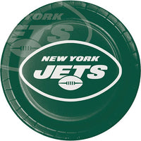 96/Case Bulk New York Jets Dinner Plates