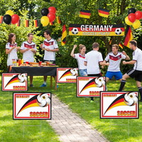 Germany Soccer Yard Sign - All-Weather with Metal H-Stake
