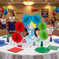 Cheerleading Party 2-Sided Pop-Over Centerpiece
