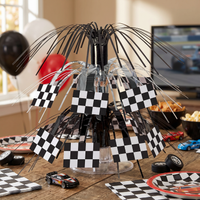 Checkered Flag Mini Party Cascade Centerpiece