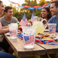 Patriotic 16oz Plastic Cup (96 per Case)