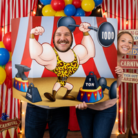 Circus Couple Party Photo Prop