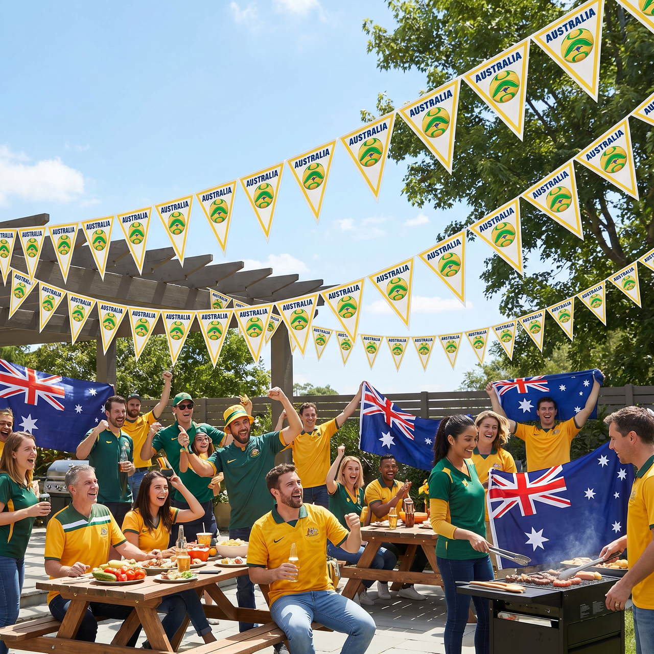 Australia Flag Pennant Banner - All-Weather Sports Decor