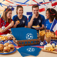 France Soccer Luncheon Napkins - 16 Count, 2-Ply