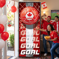 Soccer Door Cover - All-Weather Sports Decoration (6ft x 30in)