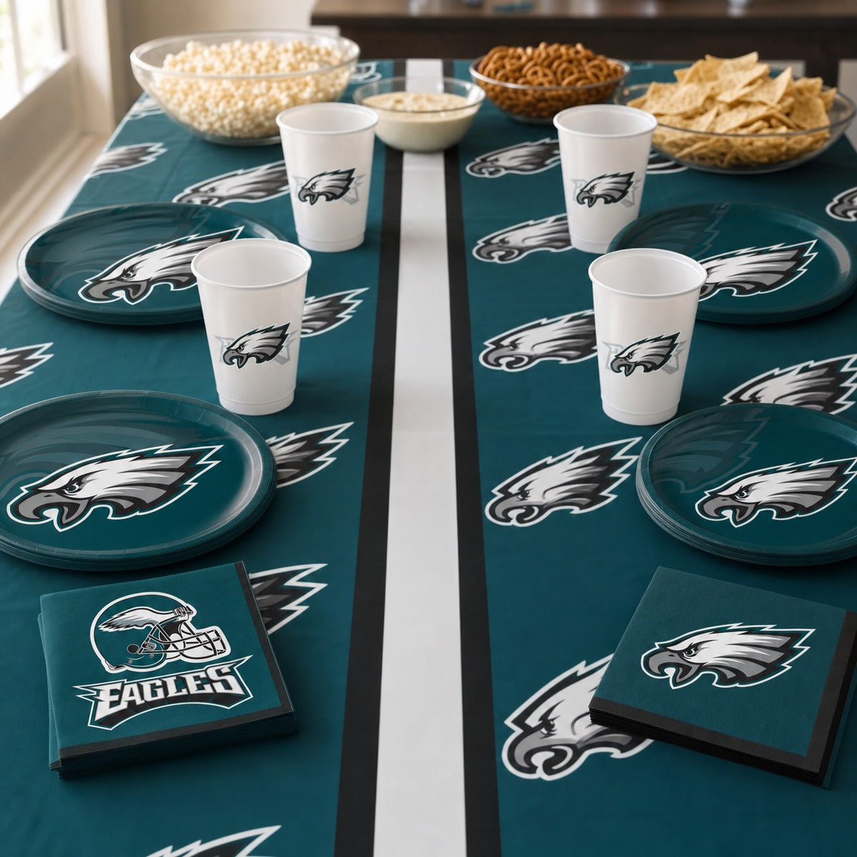 192/Case Bulk Philadelphia Eagles Beverage Napkins