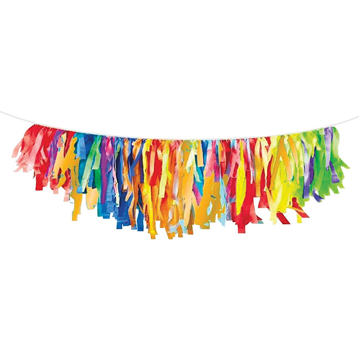 6 pc Bulk Primary Color Fringe Garlands - General Party Decorations and Accessories by Creative Converting