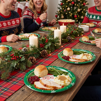 Dinner Plate - Christmas Cheer Party Decoration from Party Decorations