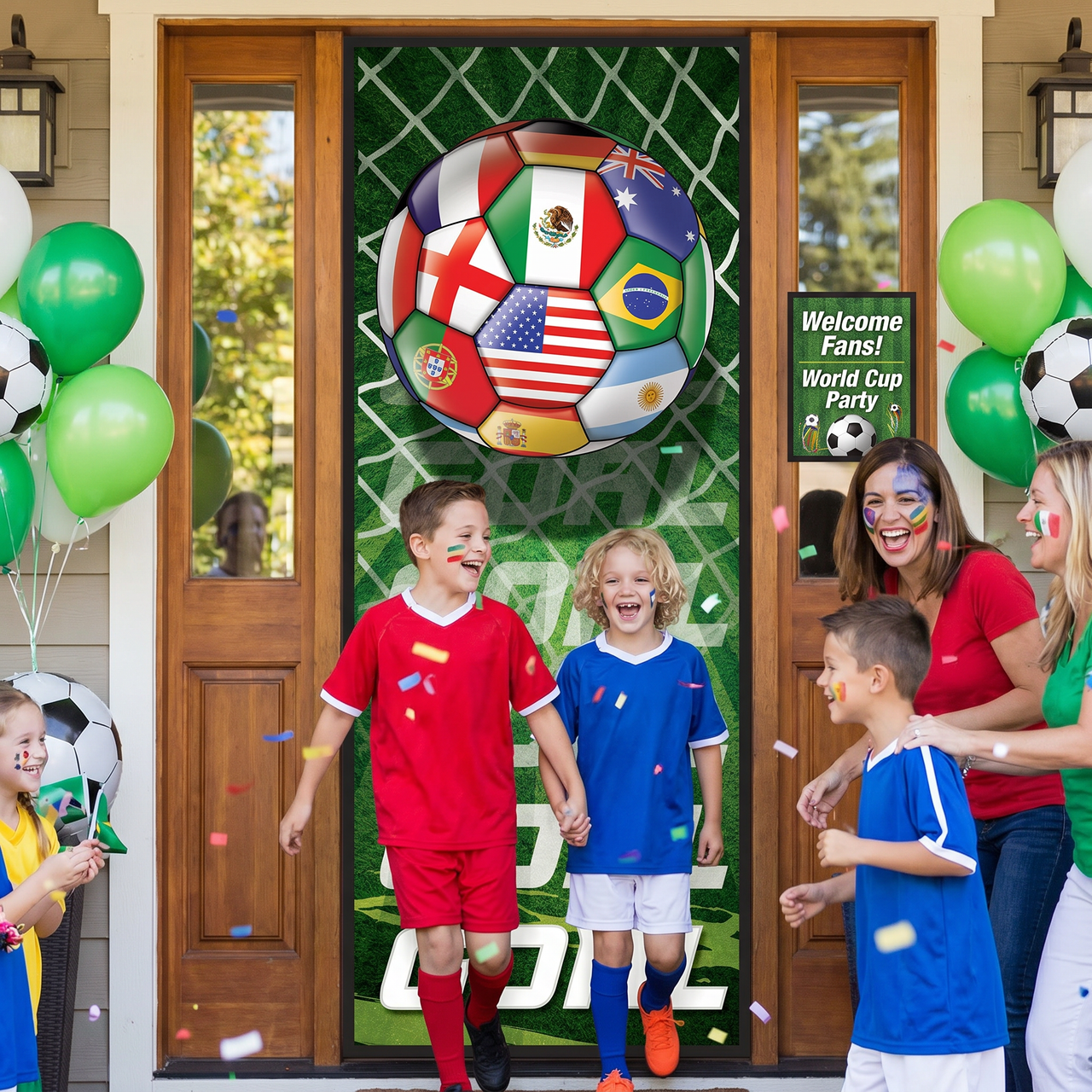 Soccer Sports All-Weather Door Cover - 6ft x 30in
