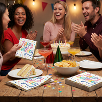 Birthday Confetti 2Ply Luncheon Napkin (192 per Case)