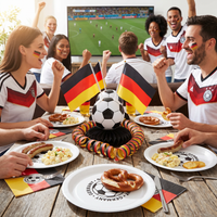 Germany Soccer Party Plates - 9 Inch (8-Pack)