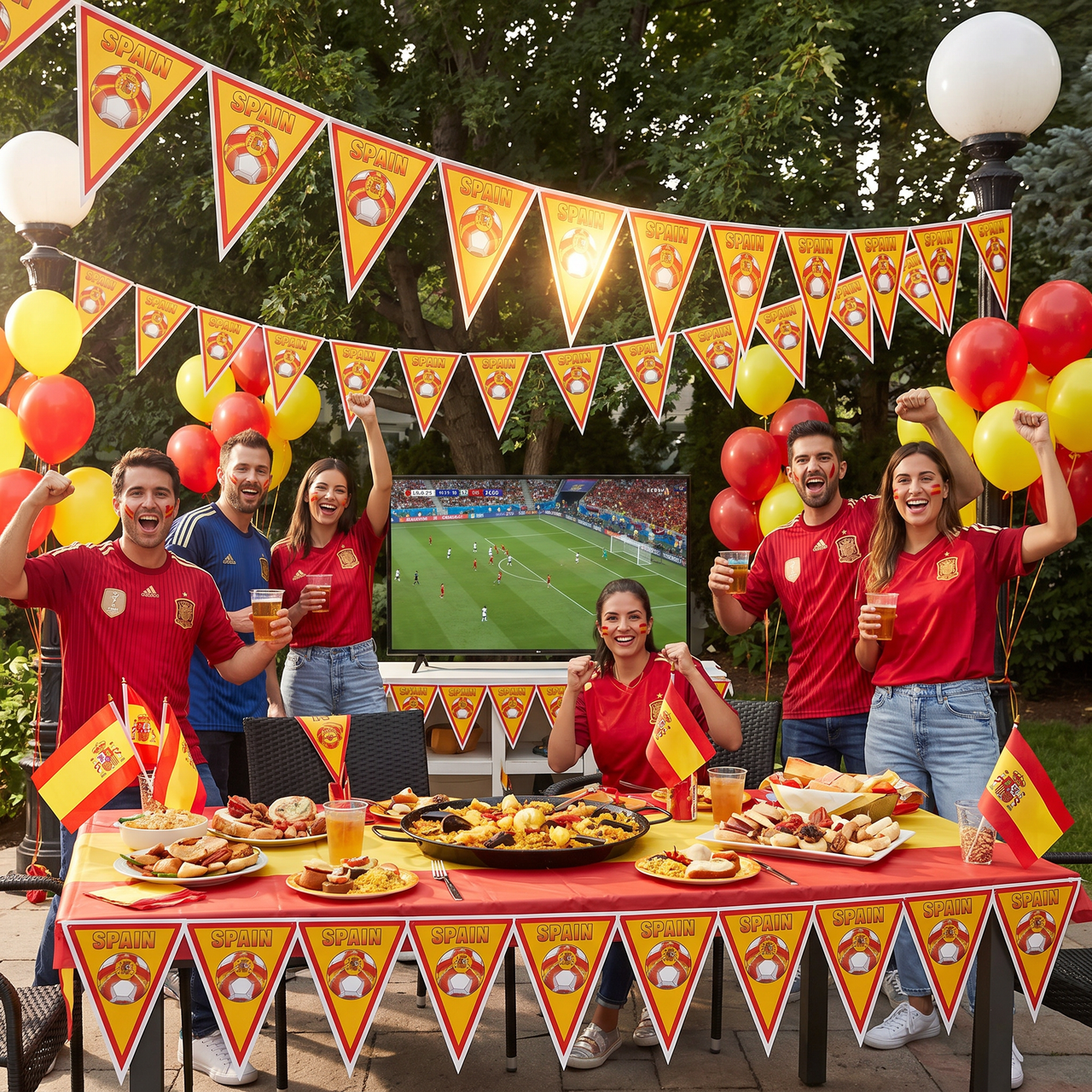 Spain Pennant Banner - All-Weather Soccer & Sports Decor
