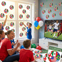 Soccer International Peel 'N Place Decals - 5.25 inch