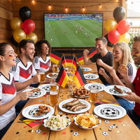 Germany Soccer Party Plates - 9 Inch (8-Pack)