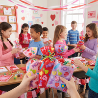Valentine Treats Cello Bag with Zipper (144 per Case)
