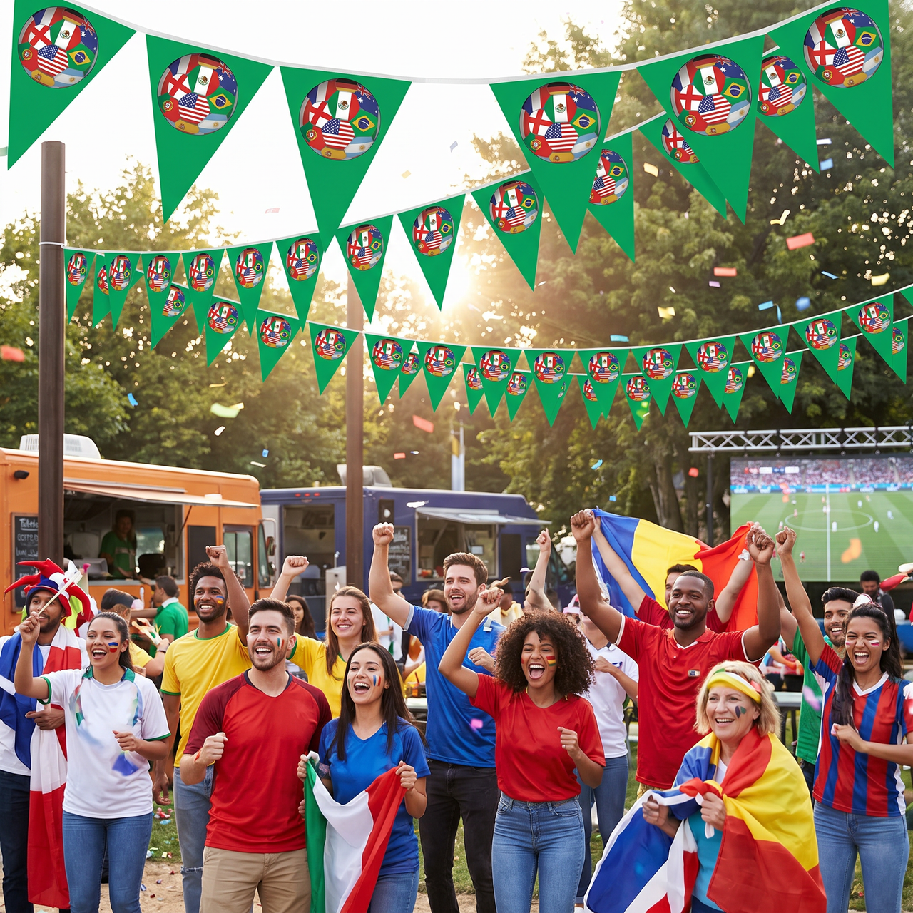 International Pennant Banner - All-Weather Sports Decor