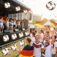 Germany Soccer Cutout - 10-inch Double-Sided Decoration