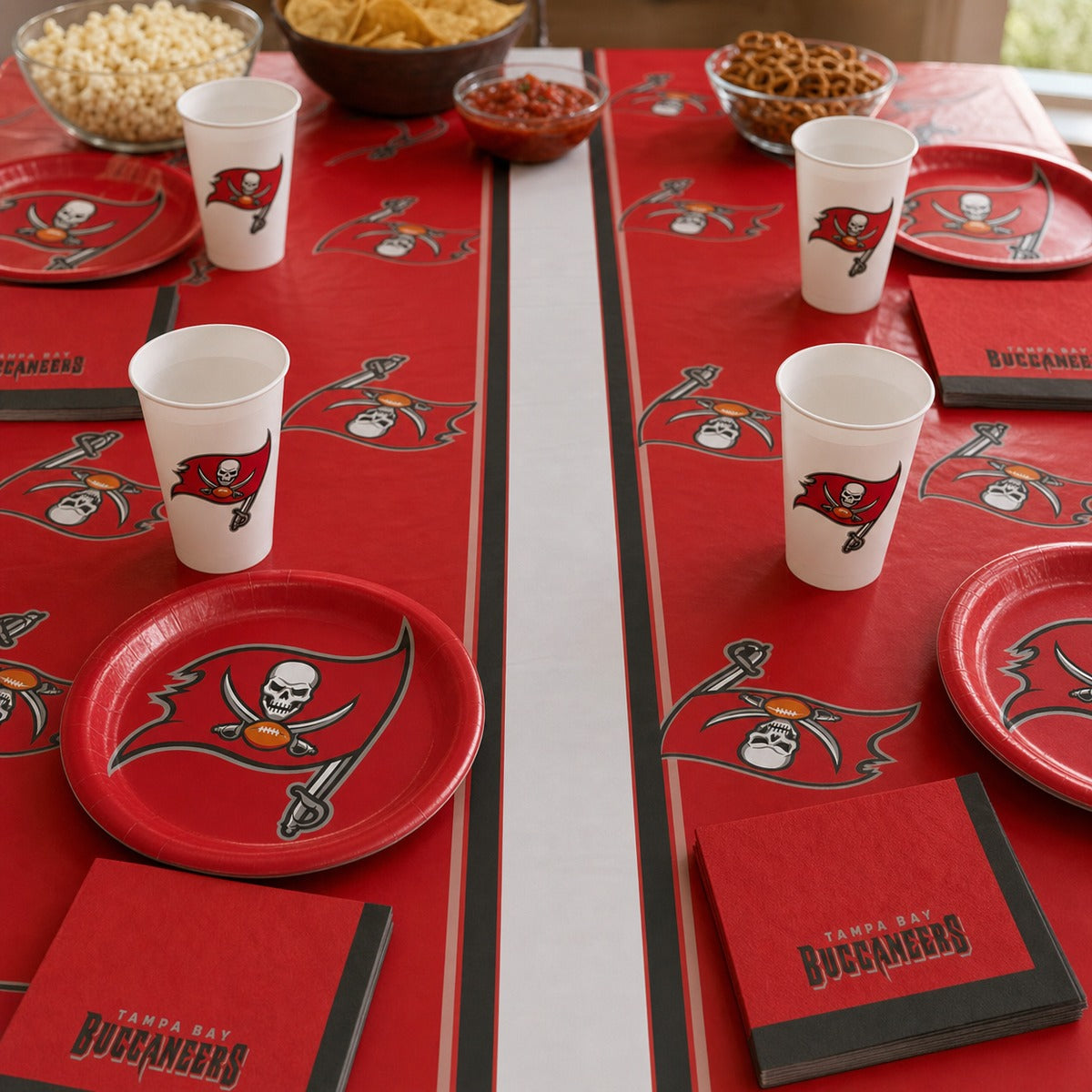 192/Case Bulk Tampa Bay Buccaneers Luncheon Napkins