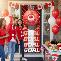 Soccer Door Cover - All-Weather Sports Decoration (6ft x 30in)