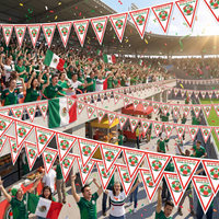 Mexico Pennant Banner - All-Weather Soccer & Sports Decor