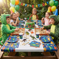 Dino Dig Plastic Table Covers (12 per Case)