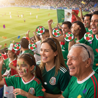 Mexico Boppers Headband - Soccer Fan Accessory