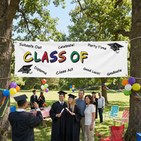 Class Of Year Graduation Party Sign Banner