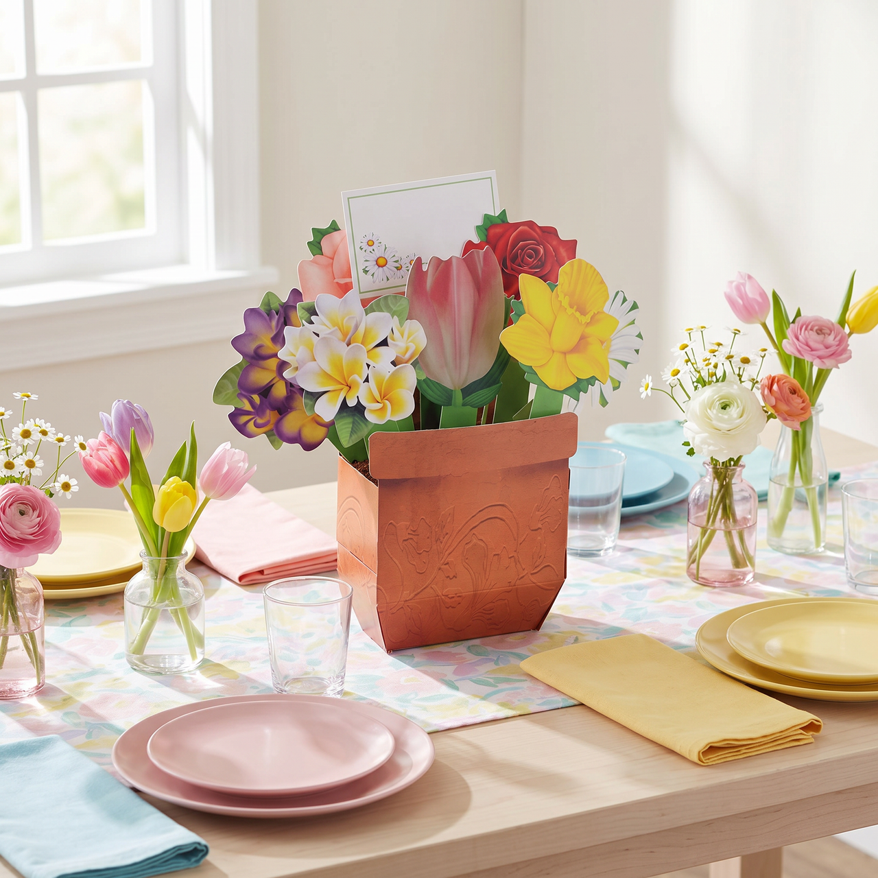 3-D Cheery Bouquet Party Centerpiece