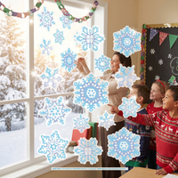 Christmas Crystal Snowflake Clings