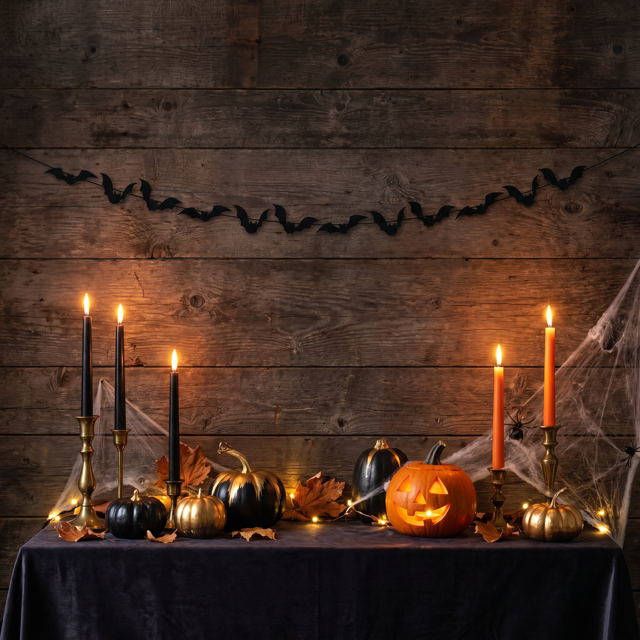 Bats Shaped Banner with Black Twine (12 per Case)