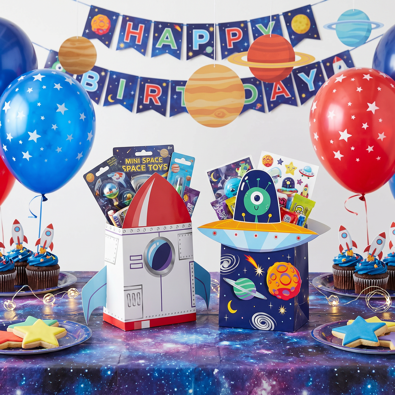 Space Adventures Treat Bag w/ Attachments (72 per Case)