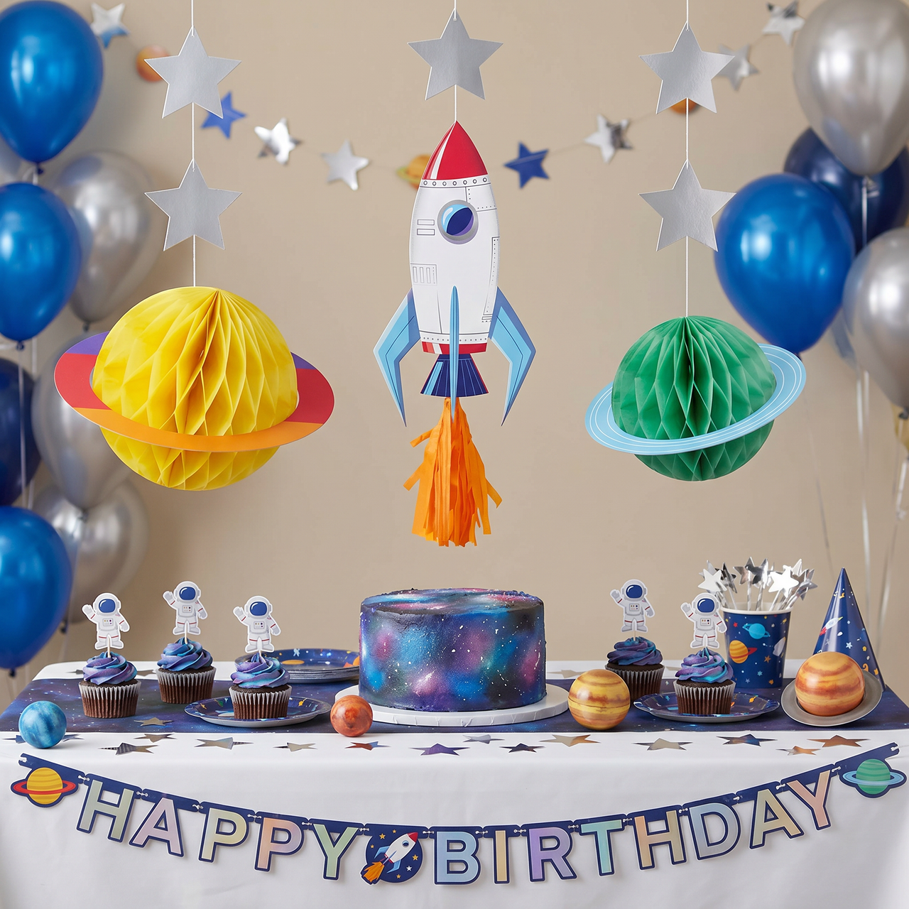 Space Adventures Hanging Cutouts w/ Tassels (36 per Case)
