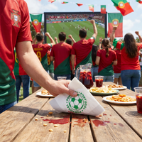 Portugal Soccer Luncheon Napkins - 16ct 2-Ply