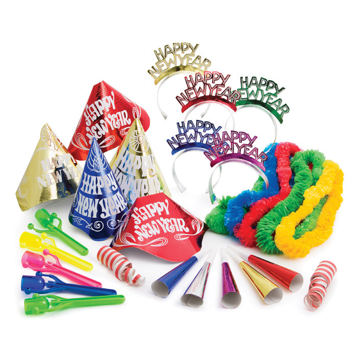 Happy New Year Party Kit For 10 - New Year's Eve Party Supplies by Creative Converting