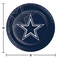 96/Case Bulk Dallas Cowboys Dinner Plates